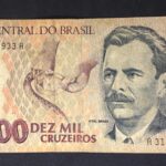 C 224 - CÉDULA  10000 CRUZEIROS  1992 - BANCO CENTRAL DO BRASIL  - CMB  - MBC