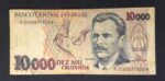 C 224 - CÉDULA  10000 CRUZEIROS  1992 - BANCO CENTRAL DO BRASIL  - CMB  - MBC