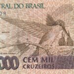 C228 - CÉDULA  100.000 CRUZEIROS  1993 - BANCO CENTRAL DO BRASIL  - CMB  - FE