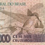 C 229 - CÉDULA  100.000 CRUZEIROS  1993 - BANCO CENTRAL DO BRASIL  - CMB  - FE