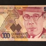 C231 - CÉDULA  500.000 CRUZEIROS  1993 - BANCO CENTRAL DO BRASIL  - CMB  - Soberba