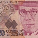 C 232 - CÉDULA  500.000 CRUZEIROS  1993 - BANCO CENTRAL DO BRASIL  - CMB  - MBC