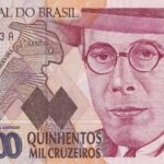 C 233 - CÉDULA  500.000 CRUZEIROS  1993 - BANCO CENTRAL DO BRASIL  - CMB  - FE