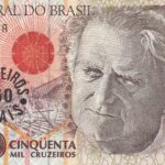 C234 - CÉDULA  50 CRUZEIROS REAIS C/C  EM CÉDULA 50.000 CRUZADOS  1993 - BANCO CENTRAL DO BRASIL  - CMB  - FE
