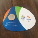 Moeda GOLFE  RIO 2016   1 Real 2016 -  Cartela - Proof