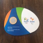 Moeda  PARATRIATLO  RIO 2016   1 Real 2016 -  Cartela - Proof