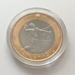 Moeda  VOLEIBOL  RIO 2016 -  1 Real 2015 - FC - Imagem 2