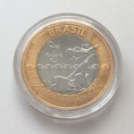 Moeda  NATAÇAO PARALÍMPICA  RIO 2016 -  1 Real 2015 - FC - Imagem 2