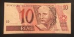 C 301 - CÉDULA 10 REAIS 2010 - BANCO CENTRAL DO BRASIL - CMB - FE