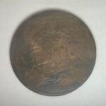 MOEDA 40 RÉIS 1827R - COBRE - Florões verticais - 22 a 26 tulipas - BC/MBC