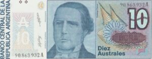 P 325 - Argentina - 10 Diez Australes - FE
