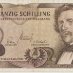 P 142 - Áustria - 20 Zwanzig Schilling - 1967- MBC