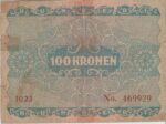 P 233 - Áustria - 100 Kronen -1922- MBC - Imagem 2