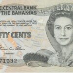 P 42 - Bahamas - 1/2 Fifty Cents - 1974 - FE