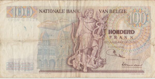 P 134 - Bélgica - 100 Cent Francs -  MBC - Image 2