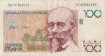 P 140 - Bélgica - 100  Francs - MBC