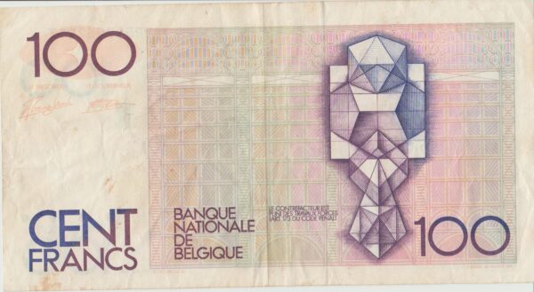 P 140 - Bélgica - 100  Francs - MBC - Image 2