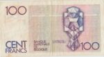 P 140 - Bélgica - 100  Francs - MBC - Imagem 2