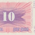 P 10 - Bósnia e Herzegovina - 10 Dinara - 1992 - FE