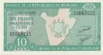 P 33 - Burundi - 10 Francs  - 2007 - FE