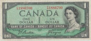 P 75- Canada - 1 One dollar - 1954 - MBC