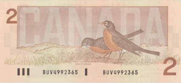 P 94- Canada - 2 Two dollar - 1986 - FE - Imagem 2