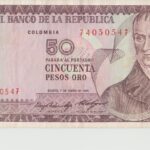 P 425 - Colômbia - 50 Cincuenta Pesos Oro - S