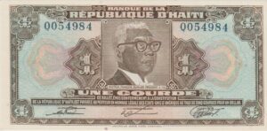 P 230 -  HAITI 1 GOURDE  (1980-1982) FE