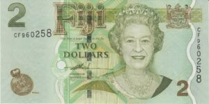 P 109a - FIJI 2 DOLLAR 2007  FE