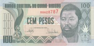 P 11 -  GUINE BISSAU 100 PESOS 1990  FE