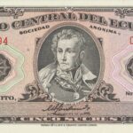 P 113 -  EQUADOR 5 SUCRES 1988 FE