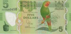 P 115r - FIJI 5 DOLLAR 2011 FE