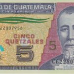 P 122a -  GUATEMALA  5  QUETZAL 2010 FE