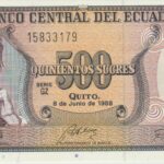 P 124Aa -  EQUADOR 500 SUCRES 1988 FE