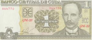 P 128g - CUBA  1 PESOS FE