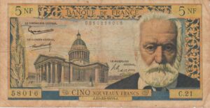 P 141a-  França 5 FRANCS 1959 MBC