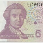 P 17 - CROACIA  5  DINAR FE