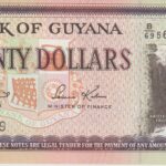 P 30 -  GUYANA  20 DOLLARS  (1996-2000) FE