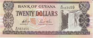 P 30 -  GUYANA  20 DOLLARS  (1996-2000) FE