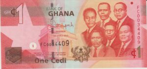 P 37d-  GHANA 1 CEDIS  2013 FE