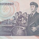 P 40b - COREA DO NORTE 5 WON 1988   FE