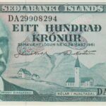 P 44 -  ISLANDIA 100 KRONUR  1961 FE