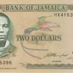 P 69e -JAMAICA  2 DOLLARS 1993 FE