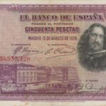 P 75 - ESPANHA 50 PESETAS 1928 S