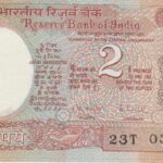 P 79 -  INDIA 2 RUPEES  P 79 MBC (com furos)