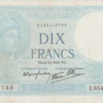 P 84-  FRANCA 10 FRANCS 1941 MBC