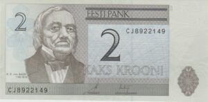 P 85 - ESTONIA 2 KROONI 2007 FE