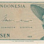 P 90 -  INDONESIA  1 SEN  1964 FE