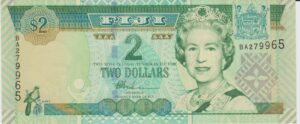 P 96- FIJI 2 DOLLAR 1996  FE