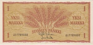 P 98 - FINLANDIA 1 MARKKA 1963 FE